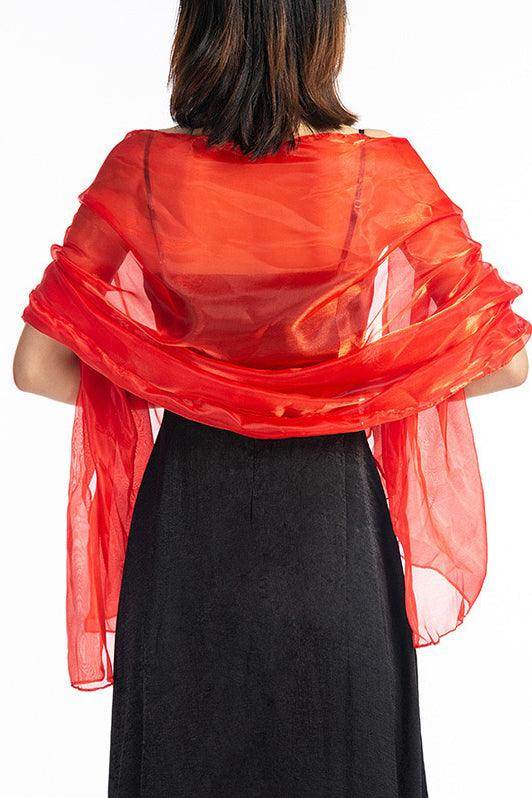 Polyester Tulle Shawl with CJ0105 - COCOMELODY